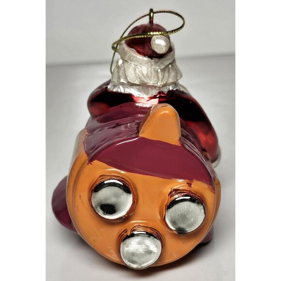 Virginia Tech University Hokies Ornament Santa in Rocket Ship New FAST SHIPPING - Picture 5 of 8